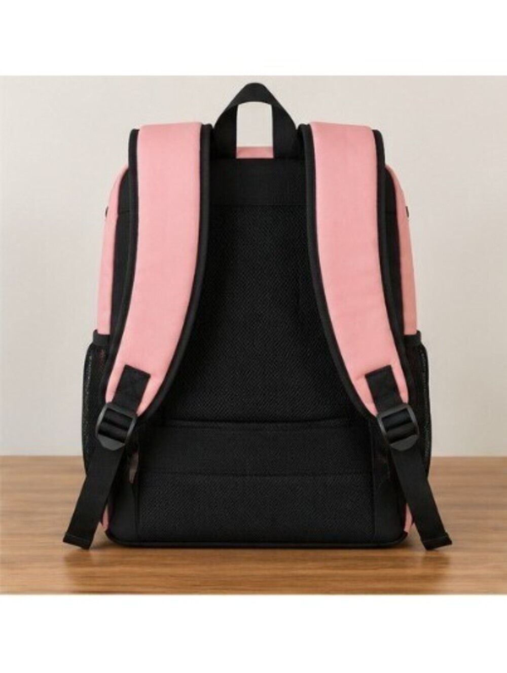 Pink Tennis Racket Backpack with Shoe Compartment, 2 Rackets - Picture 2 of 5